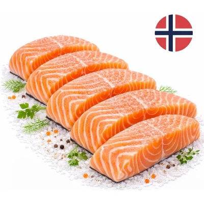 Boxxi Losos obecný 5 porcí s kůží bez kostí 750 g