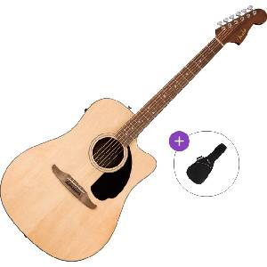 Fender California Standard Redondo CE Basic SET Natural Електро-акустична китара Дреднаут