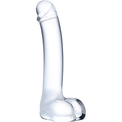 Glas Realistic Curved Glass G-Spot Dildo