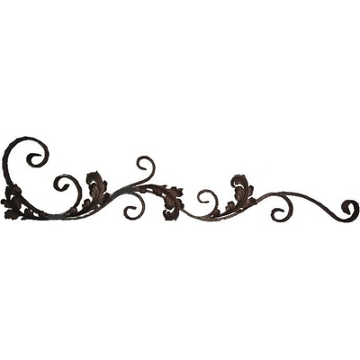 Kovářský ornament H 1350 x L 310 mm, 30 x 8 mm