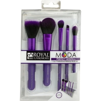 Royal & Langnickel Moda Perfect Mineral sada štětců fialová 5 ks