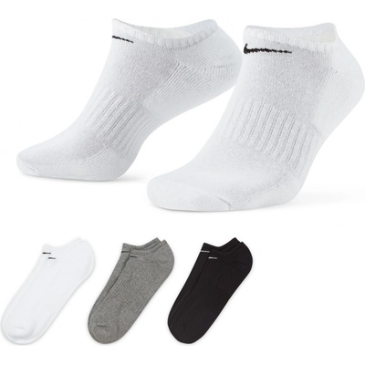 Nike Everyday Cotton Cushioned No Show 3P Viacfarebný