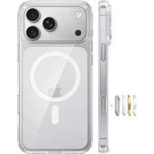 Torras Прозрачен калъф Torras - Guardian Magnetic Series - iPhone 18 Pro / iPhone 17 Pro - Прозрачен
