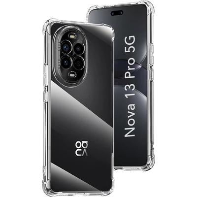 Techsuit Shockproof Clear Silicone puzdro pre Huawei nova 13 Pro – priehľadné
