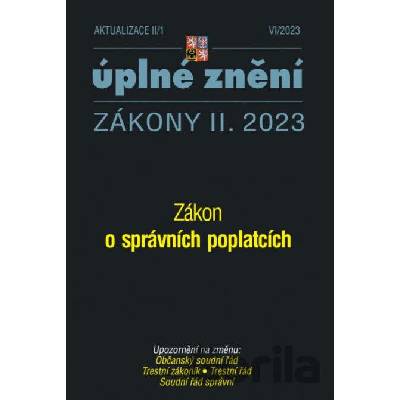 Aktualizace II/1 - Zákon o správních poplatích - Poradce s.r.o.