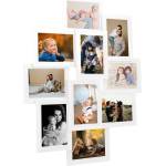 vidaXL Фоторамка колаж за 10 снимки (13х18 см), бяла, МДФ (332781)