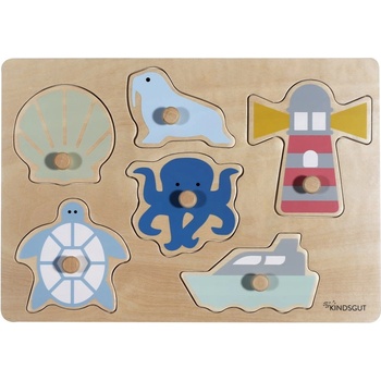 KINDSGUT Дървен пъзел (брой части 6) Ocean - Kindsgut (BW00202017N)