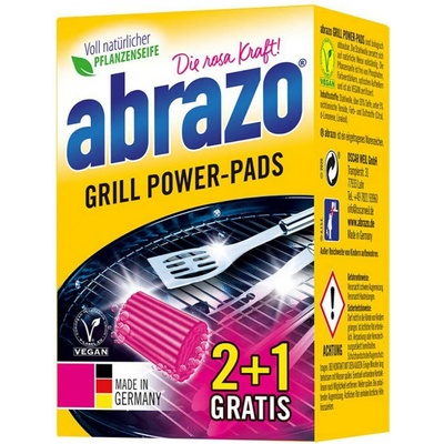 Abrazo gril power-pads Špongia na gril 2 ks