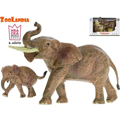 Mikro Зооландия слон с малко