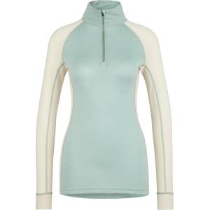 Stoic Дамско мериносово термобельо Stoic Women's Merino240 BengtSt. Half Zip Merino base layer - Iceberg Green / Stone Grey - размер 3XL (115-2393-0317)