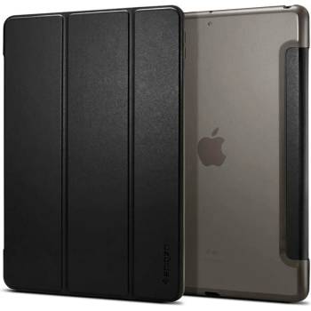 Image 1 of Spigen Case Smart Fold - кожен кейс и поставка за iPad 7 (2019), iPad 8 (2020) (черен)