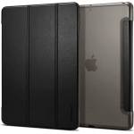 Spigen Case Smart Fold - кожен кейс и поставка за iPad 7 (2019), iPad 8 (2020) (черен)