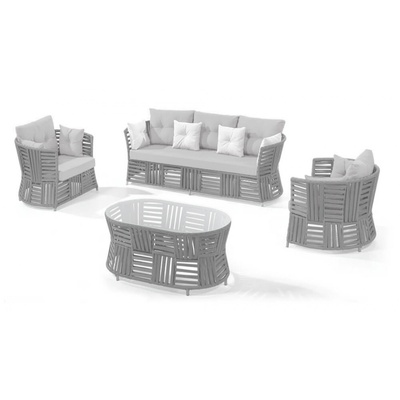 Mira-N Horecano outdoor Градински комплект lucca СВЕТЛО СИВ (nt024-n1007) (0195491)