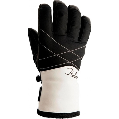 Relax Tarja dámske lyžařské rukavice černo bílé