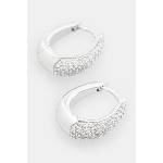 Tom Wood Сребърни обици Liz Hoops Pave (100607)