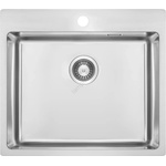 Deante ZPO_010B - Кухненска мивка OLFATO 50, 5x55 см матов стомана (DN0021) Мивка за вграждане