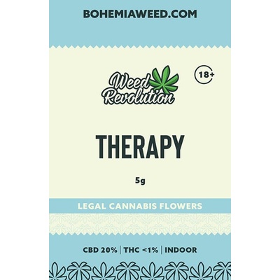 Weed Revolution Therapy Indoor CBD 20% THC 1% 5 g