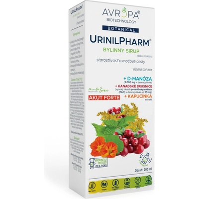 Avropa UrinilPharm bylinný sirup 200 ml