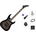 Jackson JS Series Dinky JS20 DKQ AH Premium SET Transparent Black Burst Електрическа китара