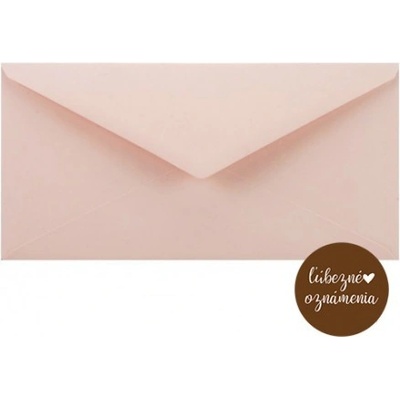 Farebná obálka DL - 115 g - nude