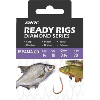 BKK Ready Rig Diamond Iseama GD veľ.12 0,14mm 70cm 10ks