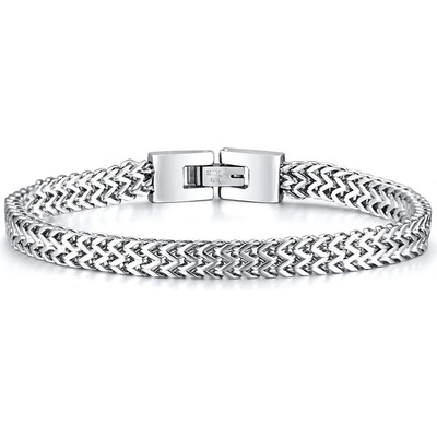 Daniel Dawson Pánský ocelový náramek Raphael - chirurgická ocel NR1070-BR-642SA/21 Stříbrná 21 cm