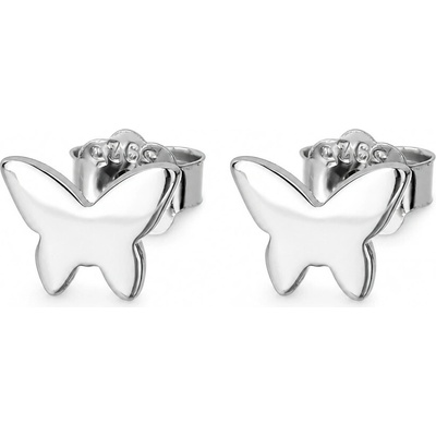 Argento Strieborné náušnice motýľ 67571