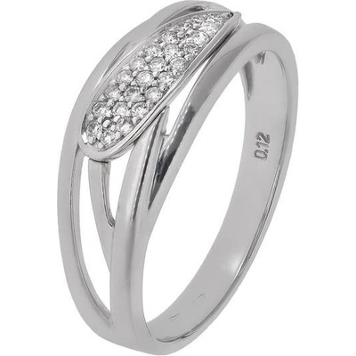 Zlaton Prsten bílé zlato s diamanty 000591611180