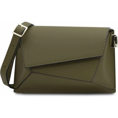 Tuscany Leather kožená crossbody kabelka TL Bag Lesná zelená