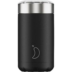Chilly's Bottles Термос за храна 500 мл, черен (F500MOBLK)