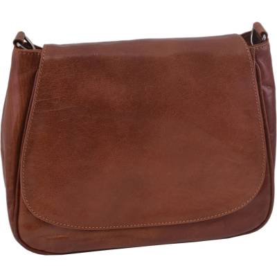 Mercucio dámská kožená crossbody kabelka koňak 250710