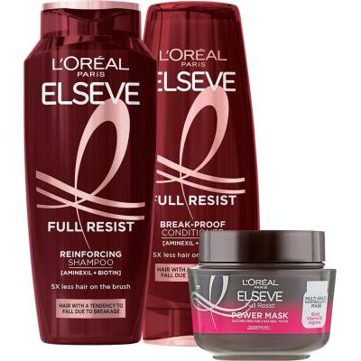 L'Oréal L'Oréal Elseve Комплект Arginine Resist - Шампоан, Балсам и Маска за коса, 250 + 200 + 300 ml