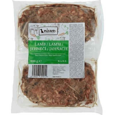Mixáno BARF mražené jehně se zeleninou a ovocem 2 x 250 g