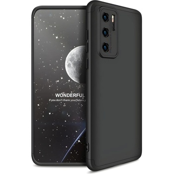 GKK Защитен калъф GKK 360 - Преден и заден капак за цялостна защита на телефона Huawei P40 - Черен KP9557 (9557)