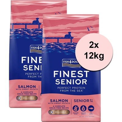 FISH4Dog S Finest Senior Salmon small 12 kg