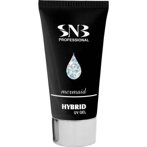 SNB Hybrid UV гел SNB, 30 гр, русалка, холограмни частици (NPH05) - topmarket