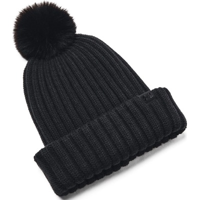 Under Armour W Halftime Pom beanie black 1386637-001