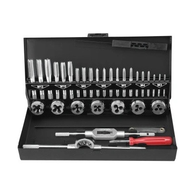 Závitníky a závitová očka sada 32ks, M3-M12 EXTOL PREMIUM - 29302