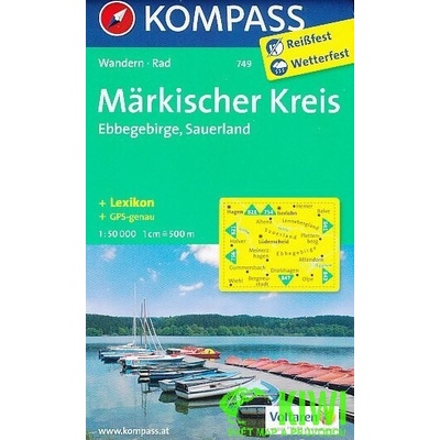 Markischer Kreis, Ebbegebirge 1:50 t.