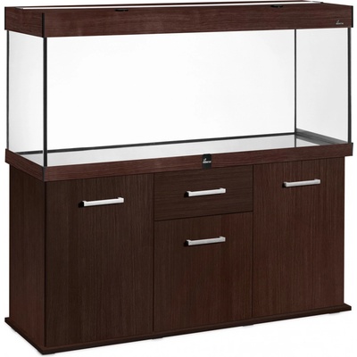 Diversa Solid LED akvarijní set rovný wenge 450 l