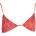 KARL LAGERFELD Дамски бански karl lagerfeld, XS, Червен (KL22WTP13_ROSSO_RED)