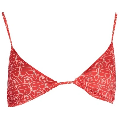 KARL LAGERFELD Дамски бански karl lagerfeld, XS, Червен (KL22WTP13_ROSSO_RED)