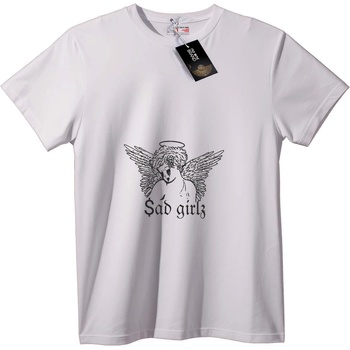 NOONEBRAND Тениска Тъжни момичета ангел - 2XL, Black