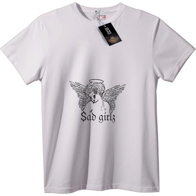 NOONEBRAND Тениска Тъжни момичета ангел - 2XL, Black