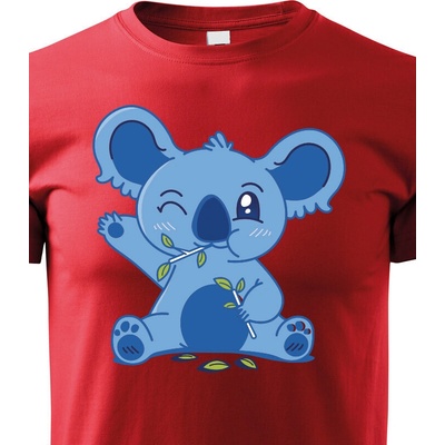 dětské triko Koala červená