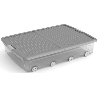 KIS W BOX UNDERBED XL transparentné / sivé vieko 79x58x16,5cm 55L