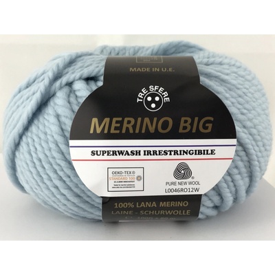 Příze Filati Tre Sfere Merino Big azurově modrá