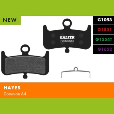 GALFER Спирачни накладки galfer bike fd549g1652 e-bike (за hayes и magura)