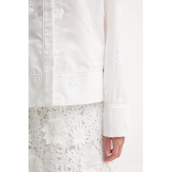 MUNTHE Риза munthe kaseia дамска в бяло със свободна кройка с класическа яка 252103225229 (252103225229)