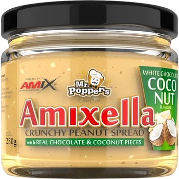 AMIX Mr. Popper´s - Amixella Peanut Spread [250 грама] Бял шоколад с кокос